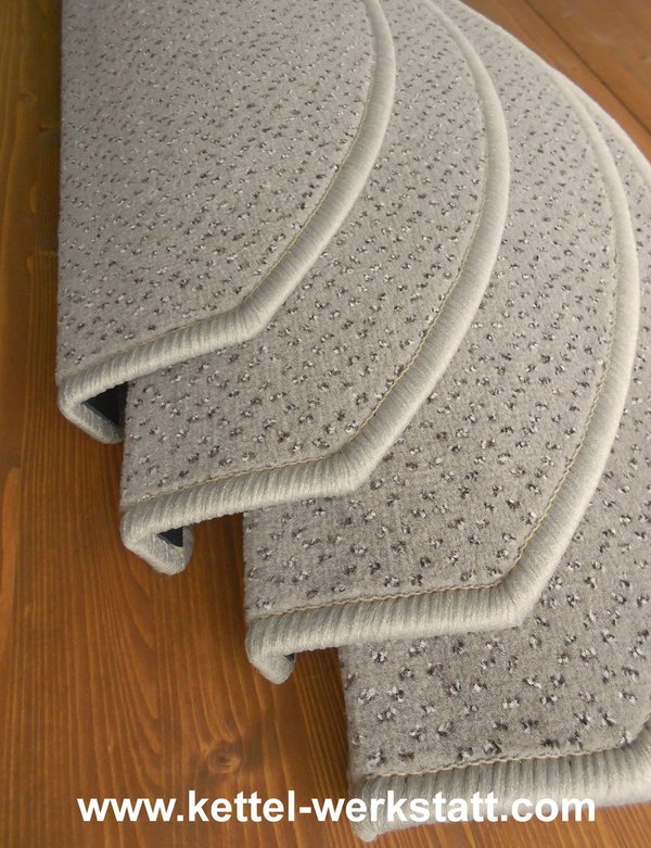 schmale Stufenmatten nude 53x18,5cm ab 13 Stück Treppenstufen